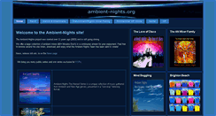 Desktop Screenshot of ambient-nights.org